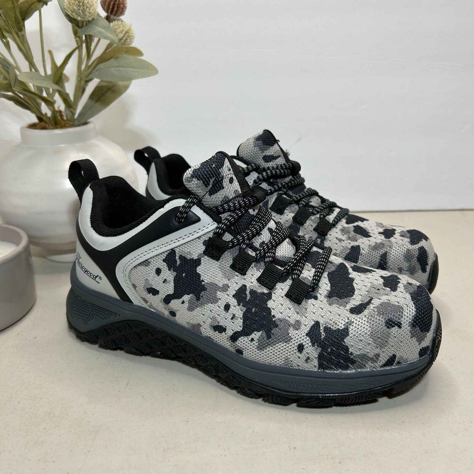 Thorogood Ast Low Top Camo Safety Toe Work Sneakers Men 5.5m Women 7.5m